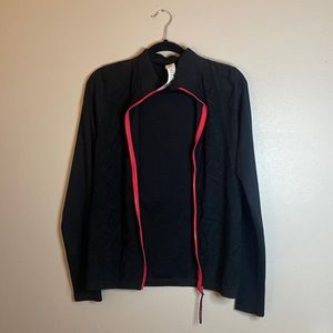Fabletics Black Full zip sweatshirt, size L